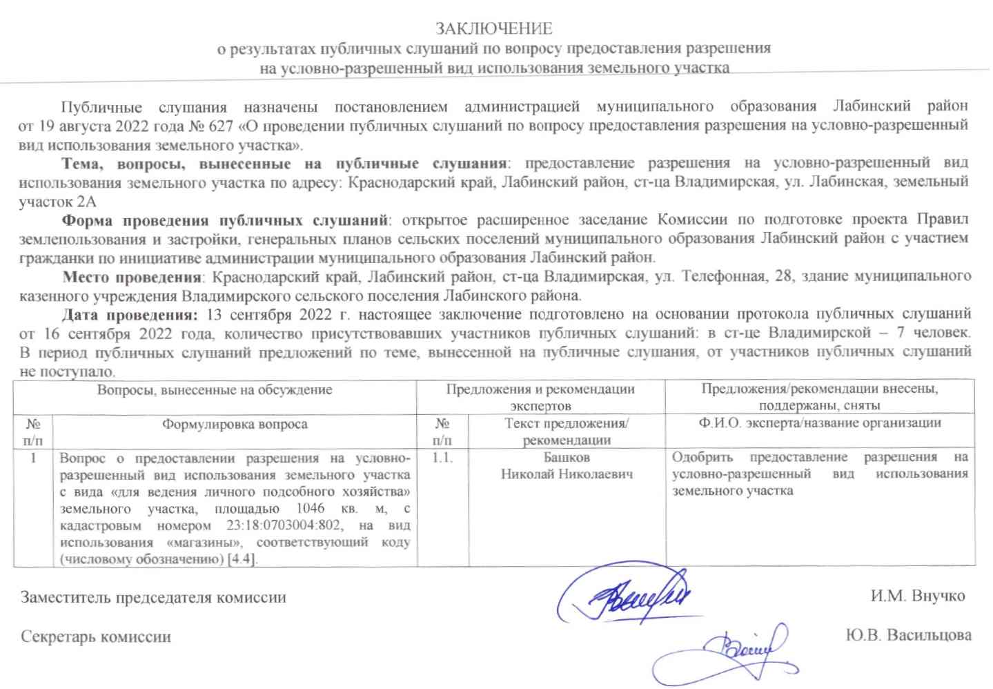 Заключение публичные слушания Владимирская pdf page 0001